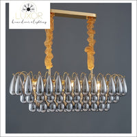 chandeliers Globina Rectangle Lux Chandelier - Luxor Home Decor & Lighting