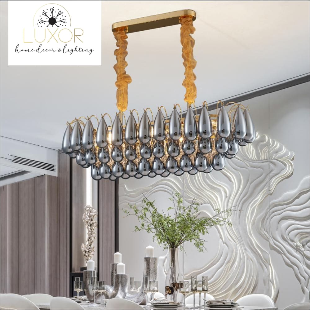 chandeliers Globina Rectangle Lux Chandelier - Luxor Home Decor & Lighting