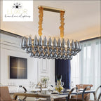 chandeliers Globina Rectangle Lux Chandelier - Luxor Home Decor & Lighting