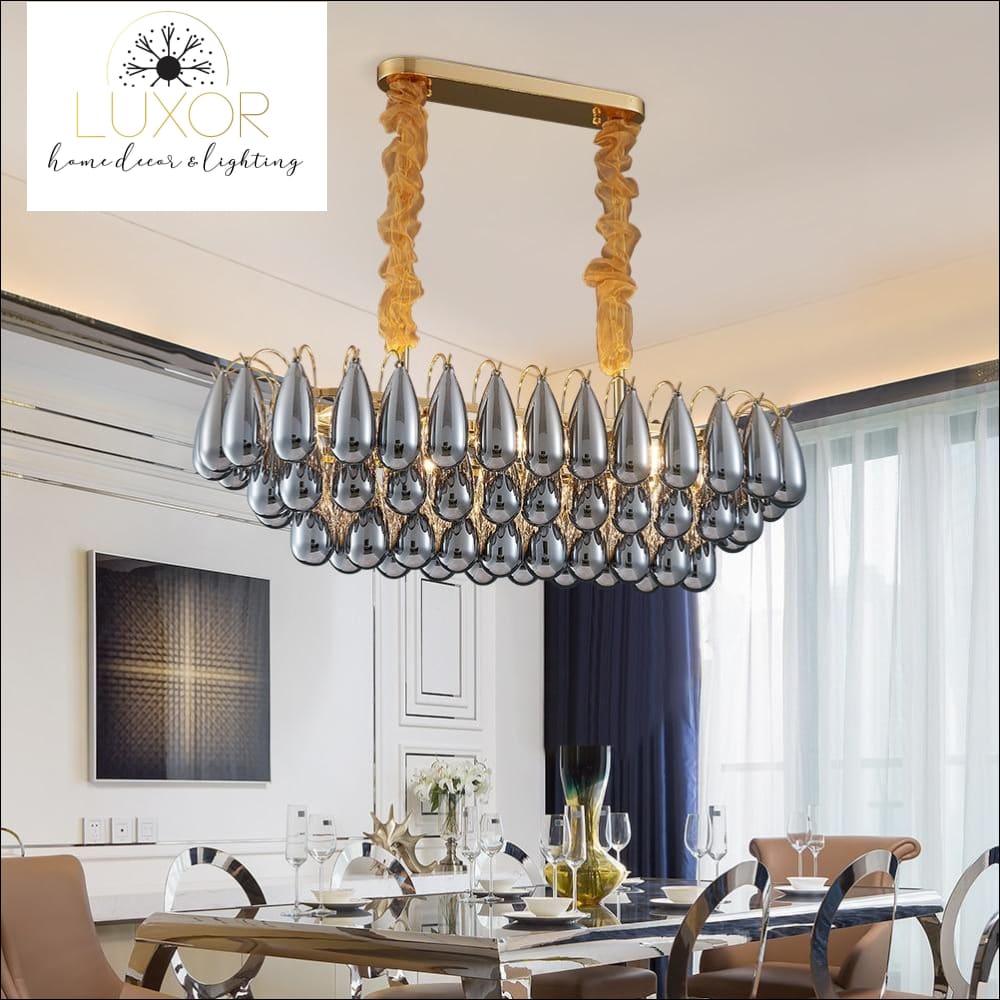 chandeliers Globina Rectangle Lux Chandelier - Luxor Home Decor & Lighting