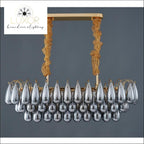 chandeliers Globina Rectangle Lux Chandelier - Luxor Home Decor & Lighting