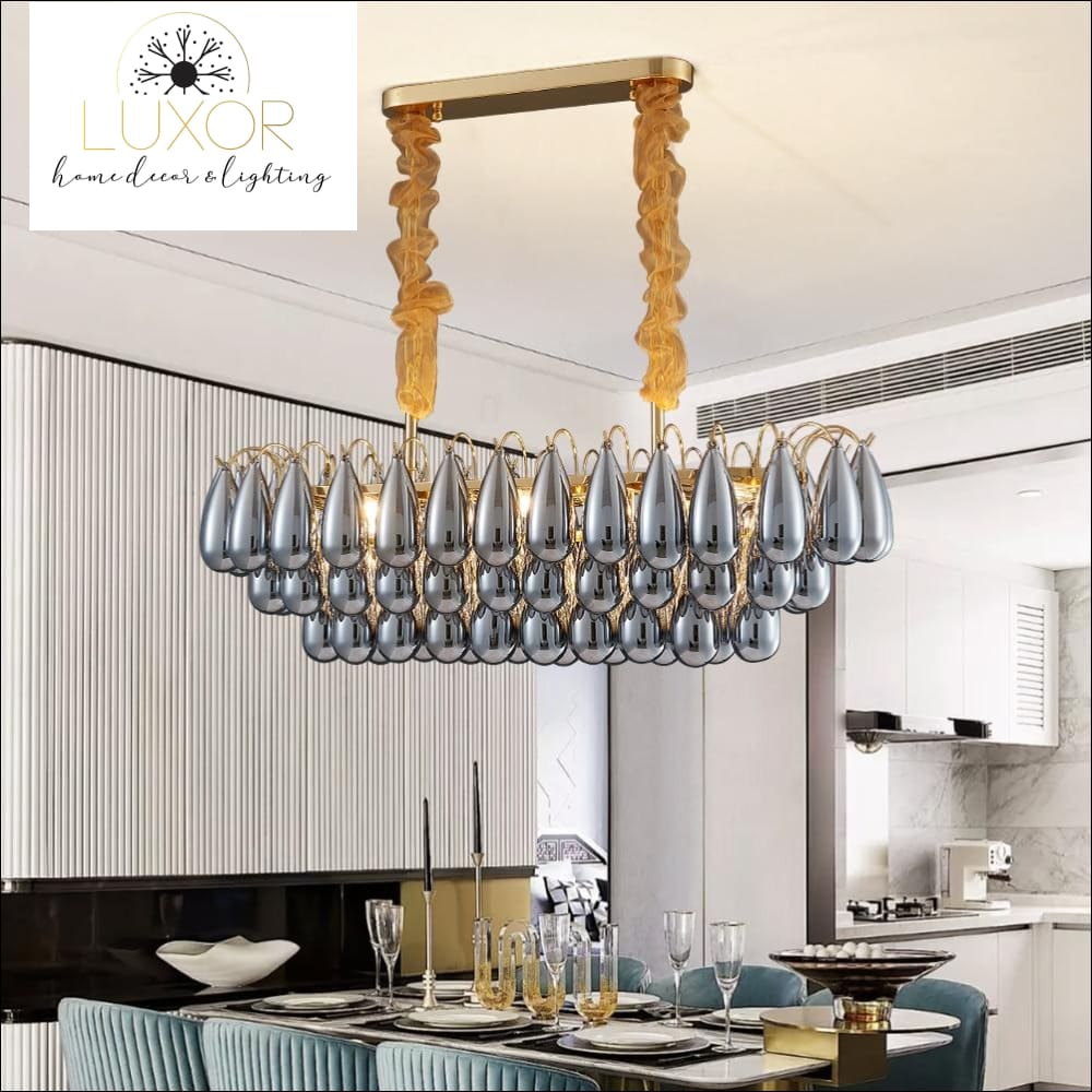 chandeliers Globina Rectangle Lux Chandelier - Luxor Home Decor & Lighting