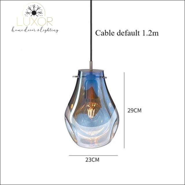 pendant lighting Glorinia Glass Crystal Pendant - Luxor Home Decor & Lighting