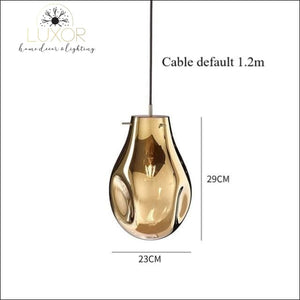pendant lighting Glorinia Glass Crystal Pendant - Luxor Home Decor & Lighting
