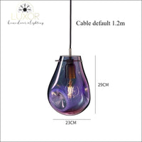 pendant lighting Glorinia Glass Crystal Pendant - Luxor Home Decor & Lighting