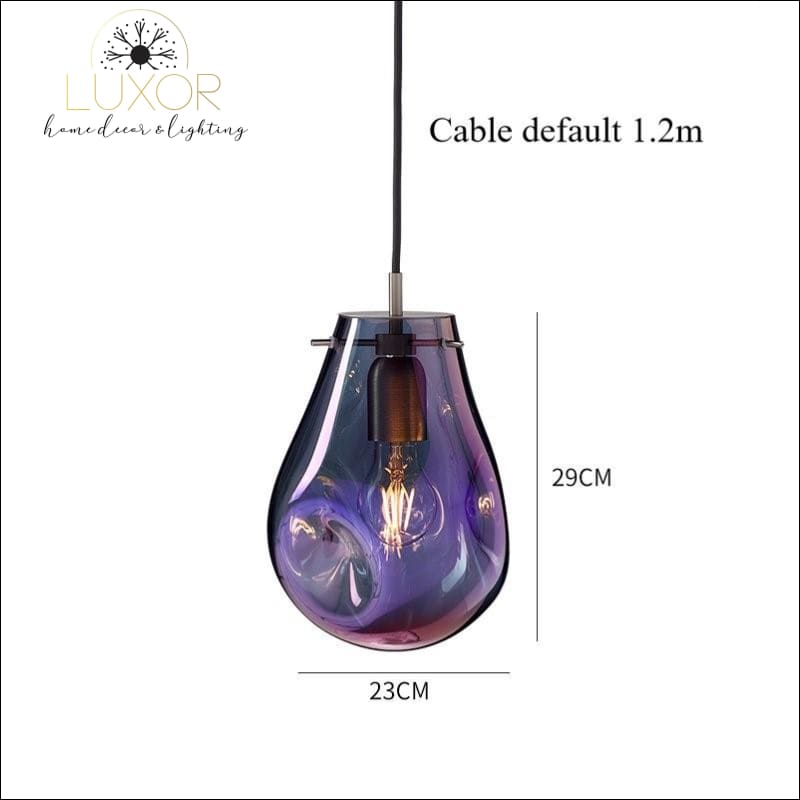 pendant lighting Glorinia Glass Crystal Pendant - Luxor Home Decor & Lighting
