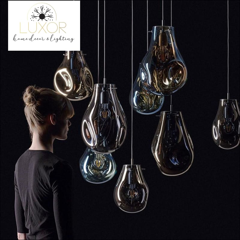 pendant lighting Glorinia Glass Crystal Pendant - Luxor Home Decor & Lighting