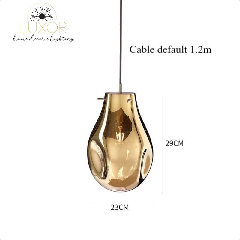 pendant lighting Glorinia Glass Crystal Pendant - Luxor Home Decor & Lighting