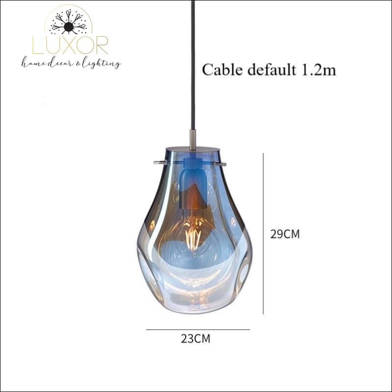 pendant lighting Glorinia Glass Crystal Pendant - Luxor Home Decor & Lighting