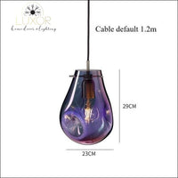 pendant lighting Glorinia Glass Crystal Pendant - Luxor Home Decor & Lighting