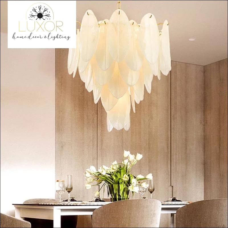 pendant lighting Glosini Glass Chandelier - Luxor Home Decor & Lighting