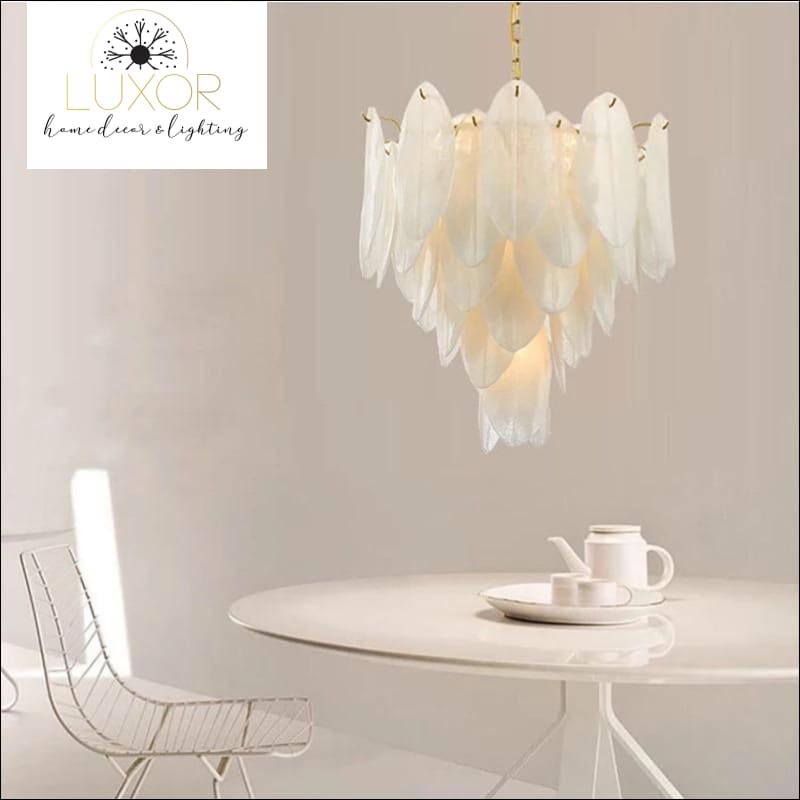 pendant lighting Glosini Glass Chandelier - Luxor Home Decor & Lighting