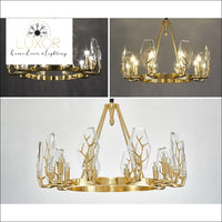 pendant lighting Gold Branch Crystal Pendant - Luxor Home Decor & Lighting
