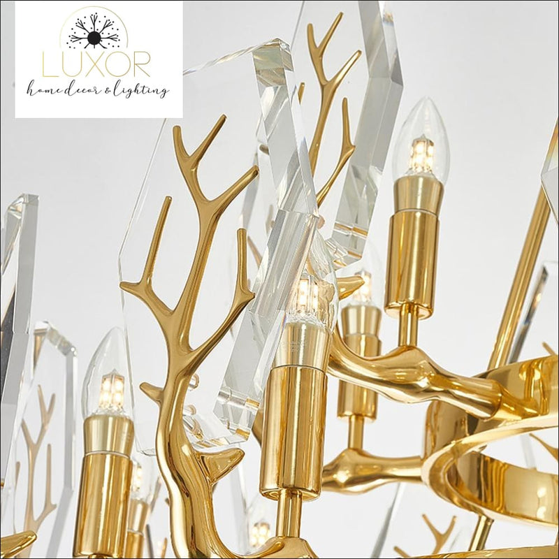pendant lighting Gold Branch Crystal Pendant - Luxor Home Decor & Lighting