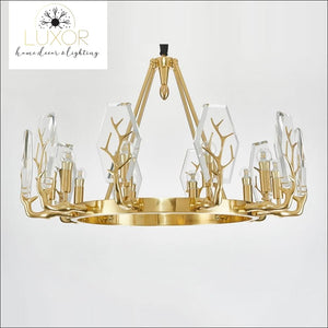 pendant lighting Gold Branch Crystal Pendant - Luxor Home Decor & Lighting