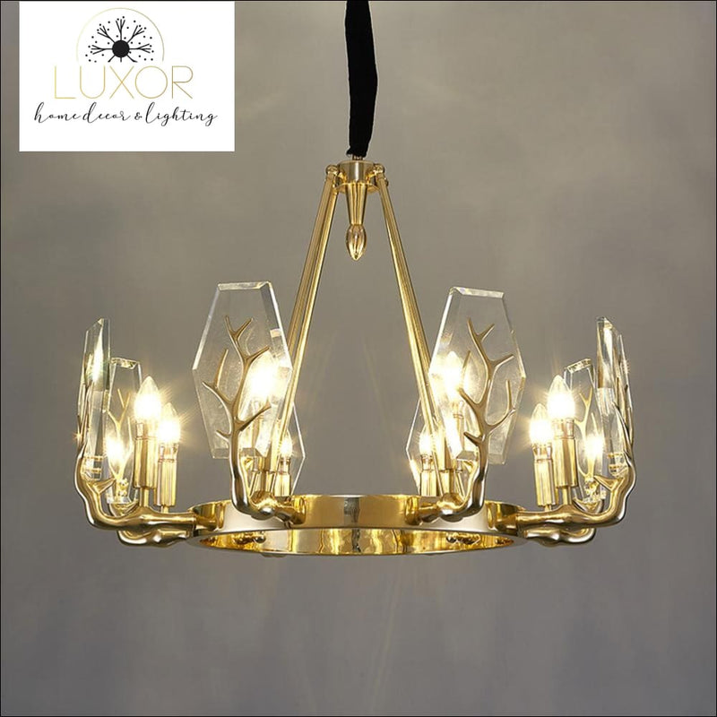 pendant lighting Gold Branch Crystal Pendant - Luxor Home Decor & Lighting