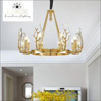 pendant lighting Gold Branch Crystal Pendant - Luxor Home Decor & Lighting