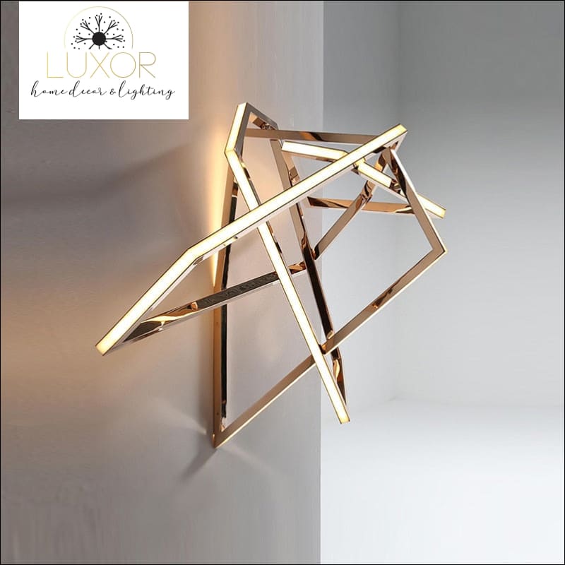 wall lightig Gold Elise Wall Lamp - Luxor Home Decor & Lighting