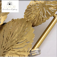 Wall lighting Gold Leaf Wall Light - Luxor Home Decor & Lighting