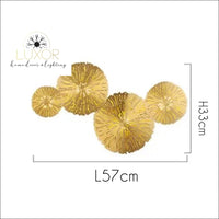 Gold Leaf Wall Light - Wall lighting