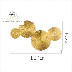 Gold Leaf Wall Light - Wall lighting