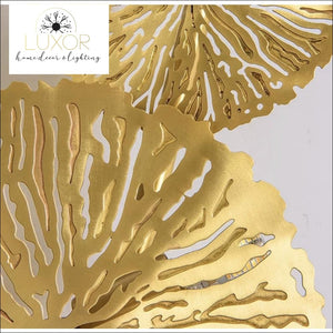 Wall lighting Gold Leaf Wall Light - Luxor Home Decor & Lighting