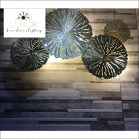Wall lighting Gold Leaf Wall Light - Luxor Home Decor & Lighting