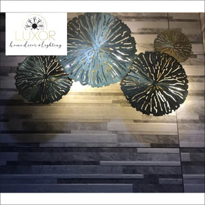 Wall lighting Gold Leaf Wall Light - Luxor Home Decor & Lighting