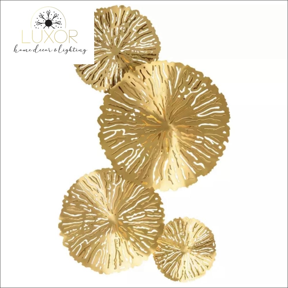 Wall lighting Gold Leaf Wall Light - Luxor Home Decor & Lighting
