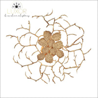 wall lighting Gold Leaf Wall Sconce - Luxor Home Decor & Lighting
