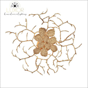 wall lighting Gold Leaf Wall Sconce - Luxor Home Decor & Lighting