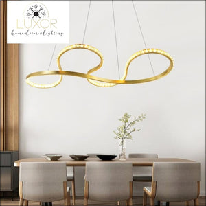 Chandeliers Gold Modern LED Chandelier - Luxor Home Decor & Lighting