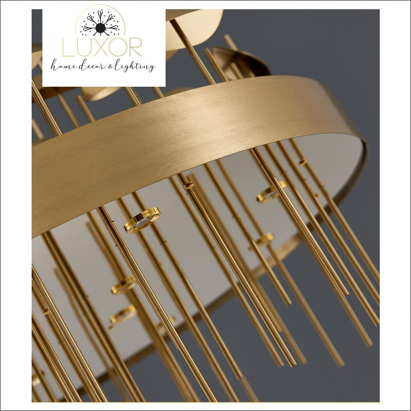chandeliers Gold Particles Chandelier - Luxor Home Decor & Lighting