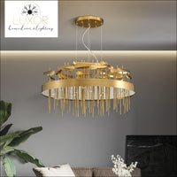 chandeliers Gold Particles Chandelier - Luxor Home Decor & Lighting