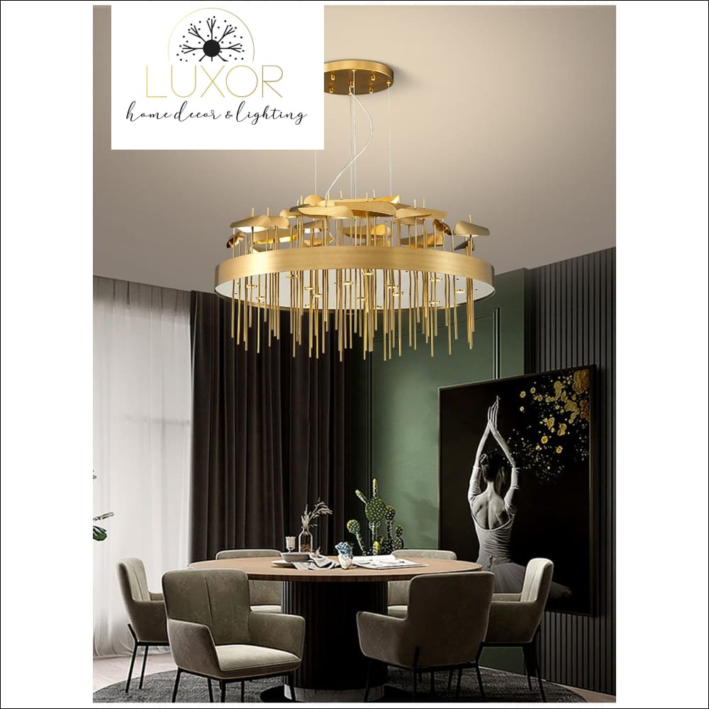 chandeliers Gold Particles Chandelier - Luxor Home Decor & Lighting