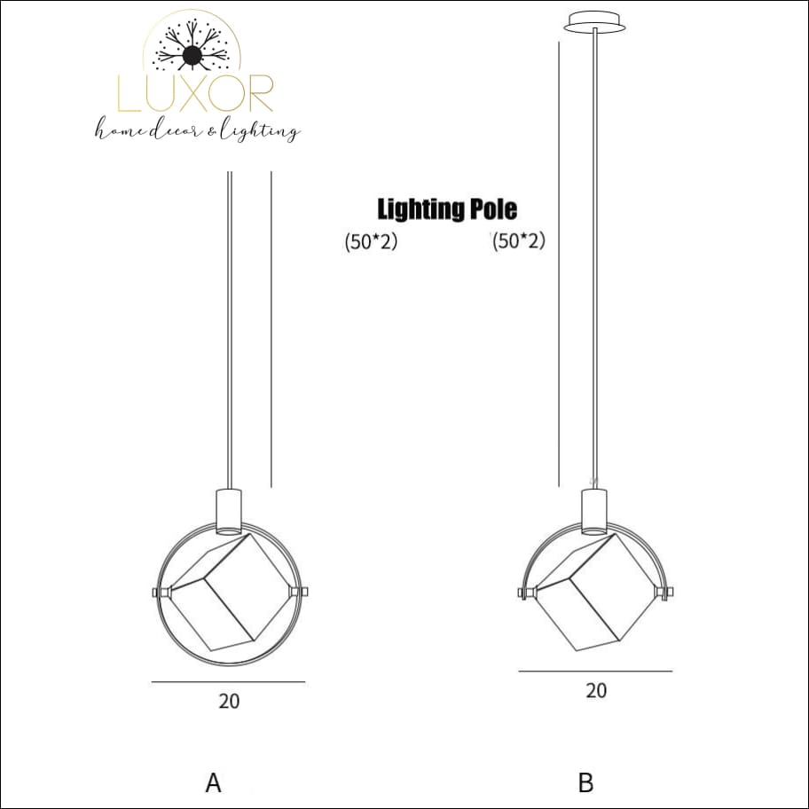 pendant lighting Gold Star Hanging Pendant - Luxor Home Decor & Lighting