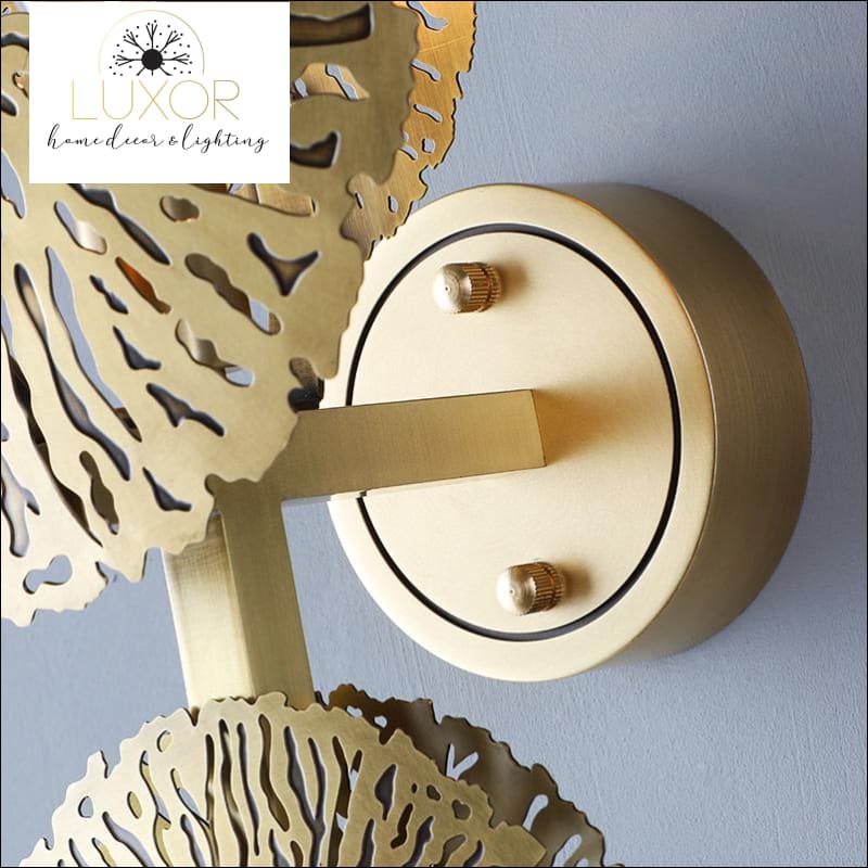 wall lighting Golden Mushroom Sconce - Luxor Home Decor & Lighting
