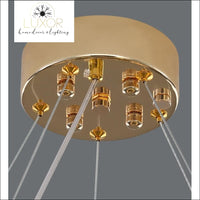 Gonesa Smokey Crystal Chandelier - chandelier