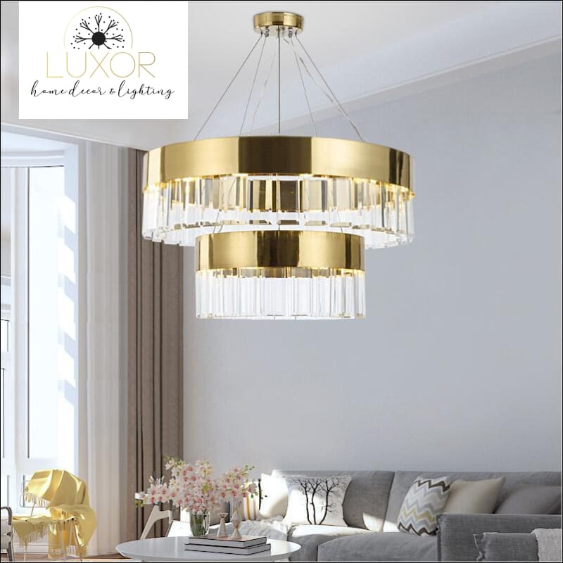 chandelier Gordon Crystal Chandelier - Luxor Home Decor & Lighting