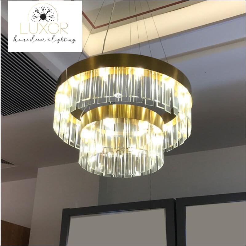 chandelier Gordon Crystal Chandelier - Luxor Home Decor & Lighting