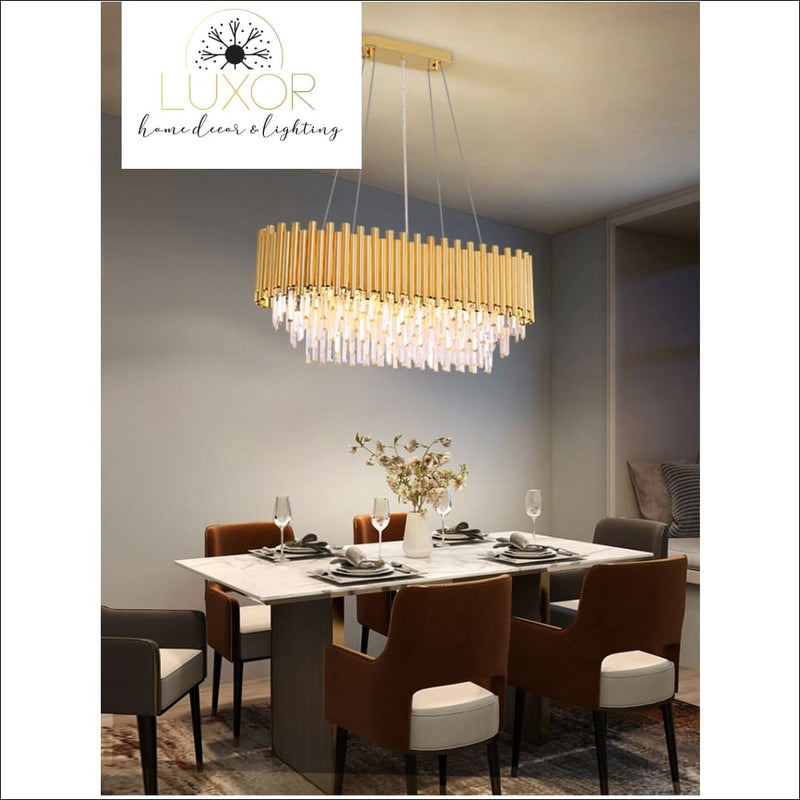 Grace Lux Crystal Chandelier - chandelier