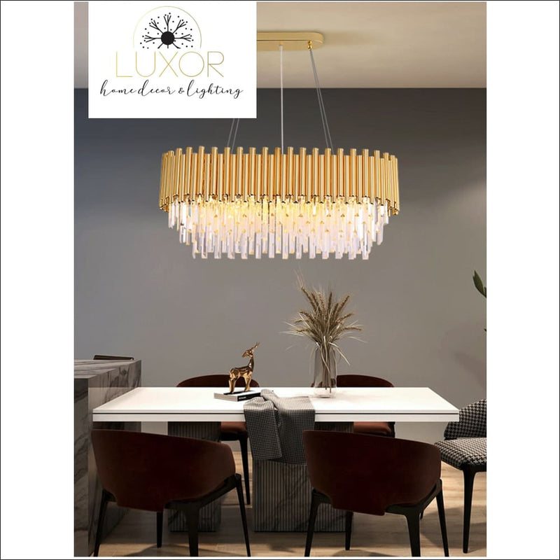 Grace Lux Crystal Chandelier - chandelier
