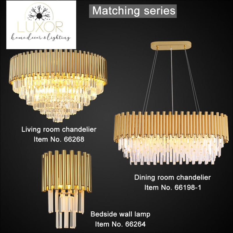 Grace Lux Crystal Chandelier - chandelier
