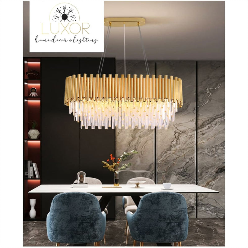 Grace Lux Crystal Chandelier - chandelier