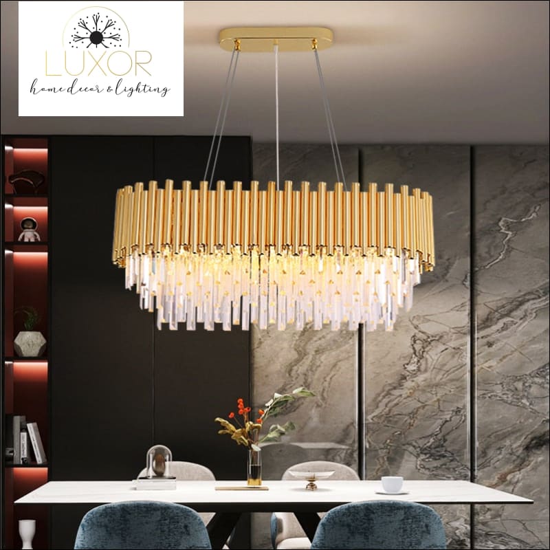 Grace Lux Crystal Chandelier - chandelier