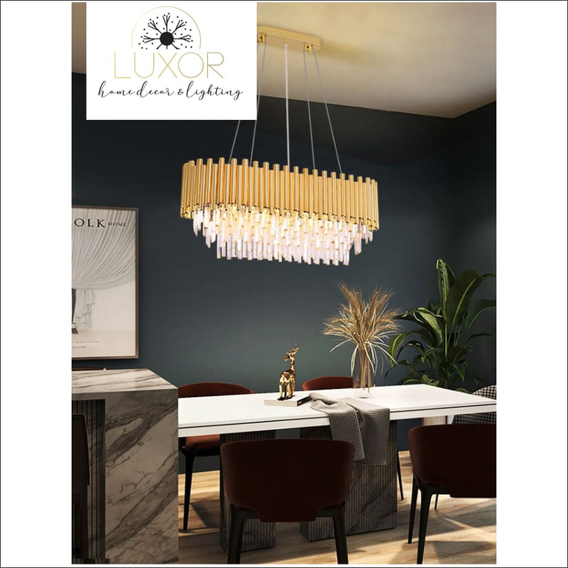 Grace Lux Crystal Chandelier - chandelier