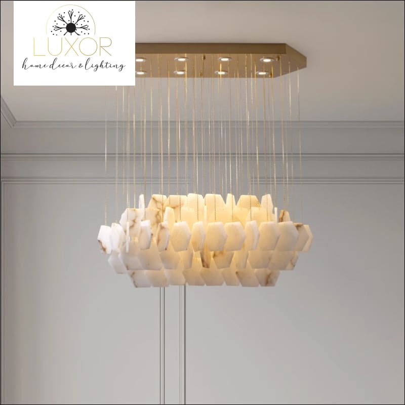 Graceful Luxury Stone Chandelier - chandelier