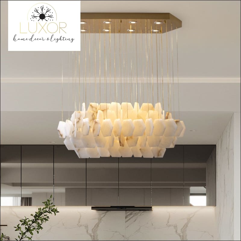 Graceful Luxury Stone Chandelier - chandelier