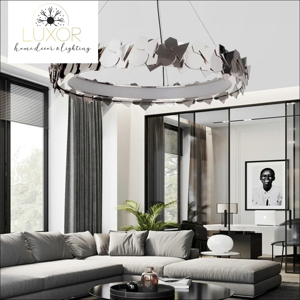 chandelier Grometric Gold Chandelier - Luxor Home Decor & Lighting