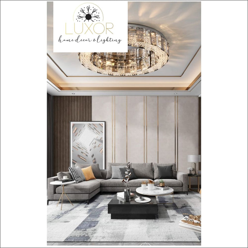 ceiling lighting Gwen Luxury Crystal Ceiling Light - Luxor Home Decor & Lighting